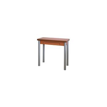 Mesa De Cocina Malak Con Apertura Tipo Libro Y Cajón Integrado