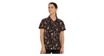 Camisa dharco tech party rocknrolla negra mujer