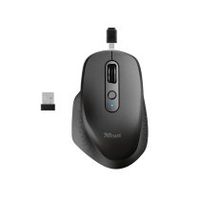 raton trust ozaa optico inalambrico 2400dpi 6 botones usb 20 negro