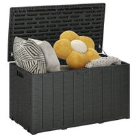 baul de almacenamiento 1224x62x645 cm negro