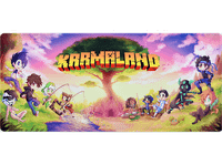 alfombrilla gaming - maillon technologique karmaland xxl superficie de microfibra alta densidad base goma natural antideslizante e impermeable