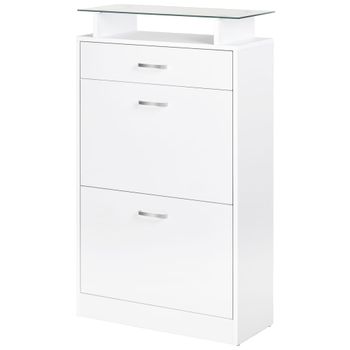 Organizador de zapatos 60x24x105.5 cm blanco
