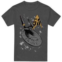star trek tops y camisetas enterprise dash para mujer