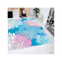 alfombra pvc gran estampado floral 95 x 95 cm