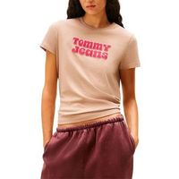 tommy jeans tops y camisetas tjw reg essential logo 2 para mujer