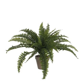 Planta artificial fern verde  h45xb70xl70cm