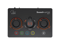 tarjeta de sonido dj - creative sound blaster gc7 controles simples e intuitivos sistema dsp dual avanzado surround virtual 71 negro