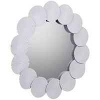 espejo de pared de metal 75x75x04h cm