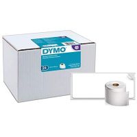 dymo lw pack 24 rollos de 130 etiquetas autoadhesivas 28x89mm