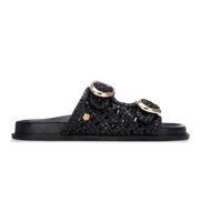 carmela para mujer 16305801-negro sandalias de piel 163058 negro 36 plano ninguno casual