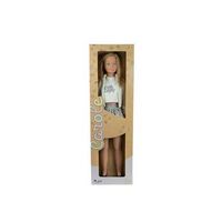 muneca carole 105 cm rosa con pelo