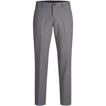 Jack & Jones Pantalón de traje 12199893 JPRFRANCO TROUSERS NOOS LIGHT GREY MELANGE para hombre