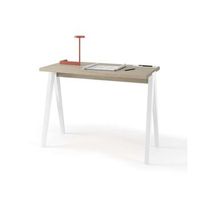 mesa de estudio funcional con bandeja portalapices integrada
