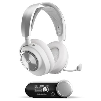 SteelSeries Arctis Nova Pro Wireless Auriculares Gaming Inalámbricos PC/PS5/Switch Blancos