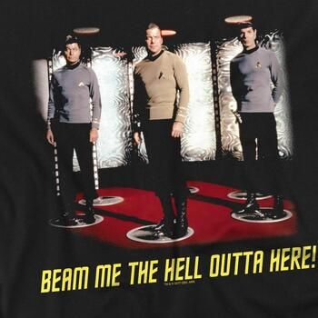 Star Trek Tops y Camisetas Beam Me Out para mujer