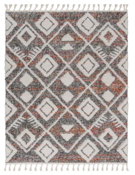 Alfombra de pelo largo Mendoza multicolor 120x160 cm