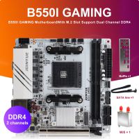placa base para juegos jingyue b550i am4 pcie 40 dual m2 ddr4 mini-itx para pc para juegos amd ryzen 5000 4000