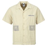 element camisa manga corta seersucker embroidery s para hombre