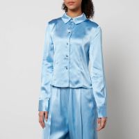 stine goya shane satin shirt - m