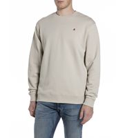 replay para hombre m310600023802 sudadera casual taupe xl algodon