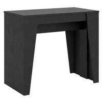consola extensible 90x48204 cm anvar small antracita espatulado