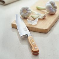 juego de 4 cuchillos  madera claro