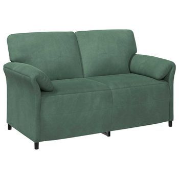 Sofá De 2 Plazas Verde Mar 158 X 83 X 95 Cm Terciopelo Vidaxl