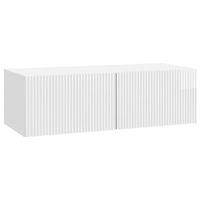 mueble para tv de pared 98 x 41 x 30 cm brillante vidaxl