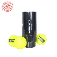 presurizador de pelotas de tenis y padel head x3 black - manten tus pelotas siempre listas para jugar