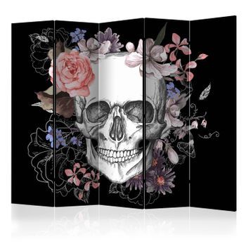 Biombo - Skull And Flowers Ii (225x172 Cm)