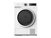 secadora bomba de calor - midea md110h80w-es 8 kg 15 programas my cycle antiarrugas blanco