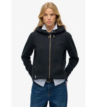 Superdry para mujer. W2012672A Sudadera Essential Logo marino (XXS), Casual, Algodón
