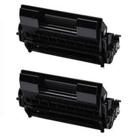 compatible multipack oki b6500dn printer toner cartridges 2 pack -9004462