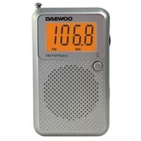 daewoo dw1115 radio portatil amfm gris sintonizador analogico altavoz integrado