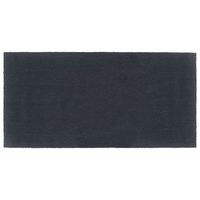 felpudo de fibra de coco gris oscuro 100x200 cm vidaxl