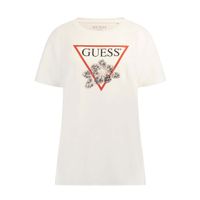 guess camiseta flower bling easy blanca w5yi38 i3z14-g011