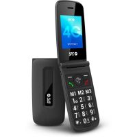 telefono movil spc titan 2 4g teclas xl timbre 105 db negro
