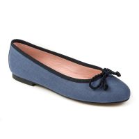 bailarina azul lino