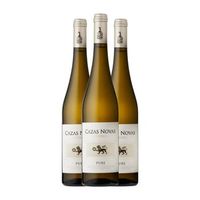 cazas novas vino blanco pure vinho joven 75 cl 125 vol pack de 3 unidades