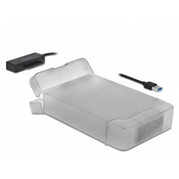 Convertidor DeLOCK 64086 USB Tipo A a SATA 6 Gbit/s Transparente