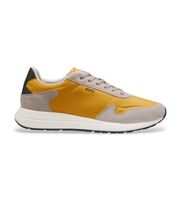boss para hombre 50568945 zapatillas vinston runn amarillo 42 plano cordones casual