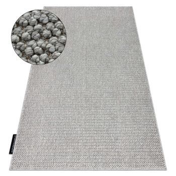 Alfombra Casablanca Loop Gris Claro, Lazo, Suave 100x150 Cm