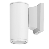 aigostar aplique pared exterior gu10 antracita aluminio lampara exterior pared ip65 impermeable luz exterior iluminacion para balcon garaje terrazas patio jardin color blanco