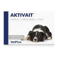 vetplus aktivait para funcion cerebral en perros mayores medianos y grandes - 60 tabletten
