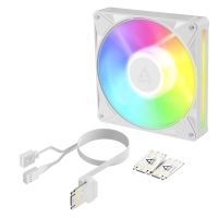 ventilador arctic bionix p14 a-rgb 140 mm led rgb 400-2500 rpm refrigeracion aire rodamiento fluido