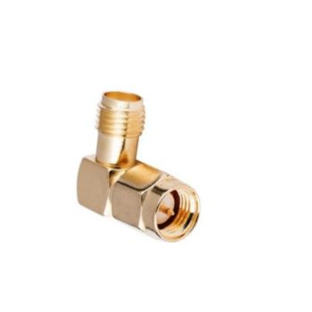 Conector RF RP-SMA-JK en ángulo,adaptador macho a hembra para antenas de drones FPV RC,transmisión de señal.