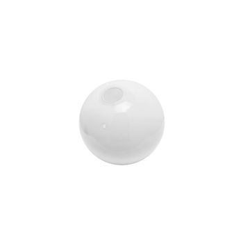 Jarrón para colgar de vidrio blanco h8