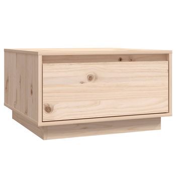 Mesa De Centro，mesa Auxiliar，mesa De Café De Madera Maciza De Pino 55x56x32 Cm