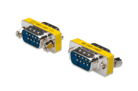 cambiador de genero d-sub9 carcasa met lica mm con tornillos hexagonales