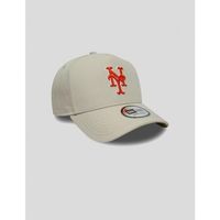 new-era gorra gorra ny mets mlb script outline 9forty beige para hombre